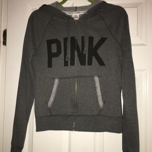Pink zip up jacket
